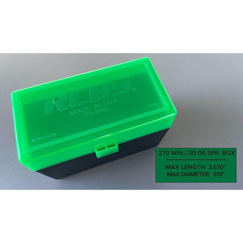 Rcbs Ammo Box .270 50 Rounds - Green