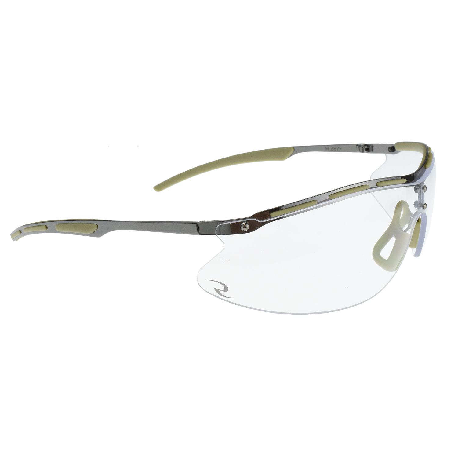 Radians CSB1011CS Tactical Ballistic Rated Safety Glasses Metal/clear