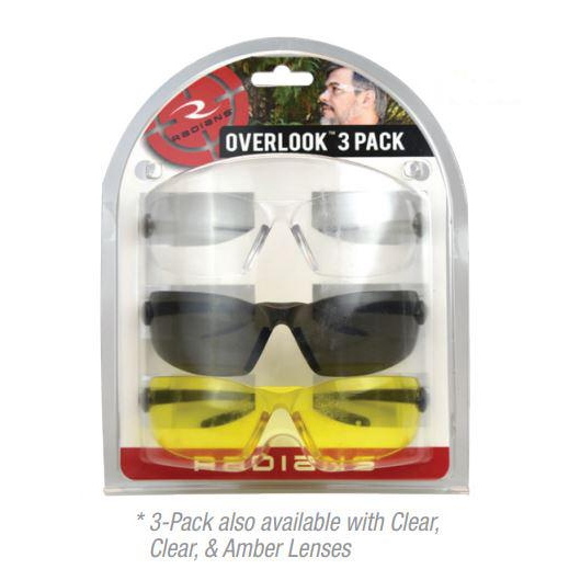 Radians Overlook Balsamo Combo Clear Amber 3 Pack