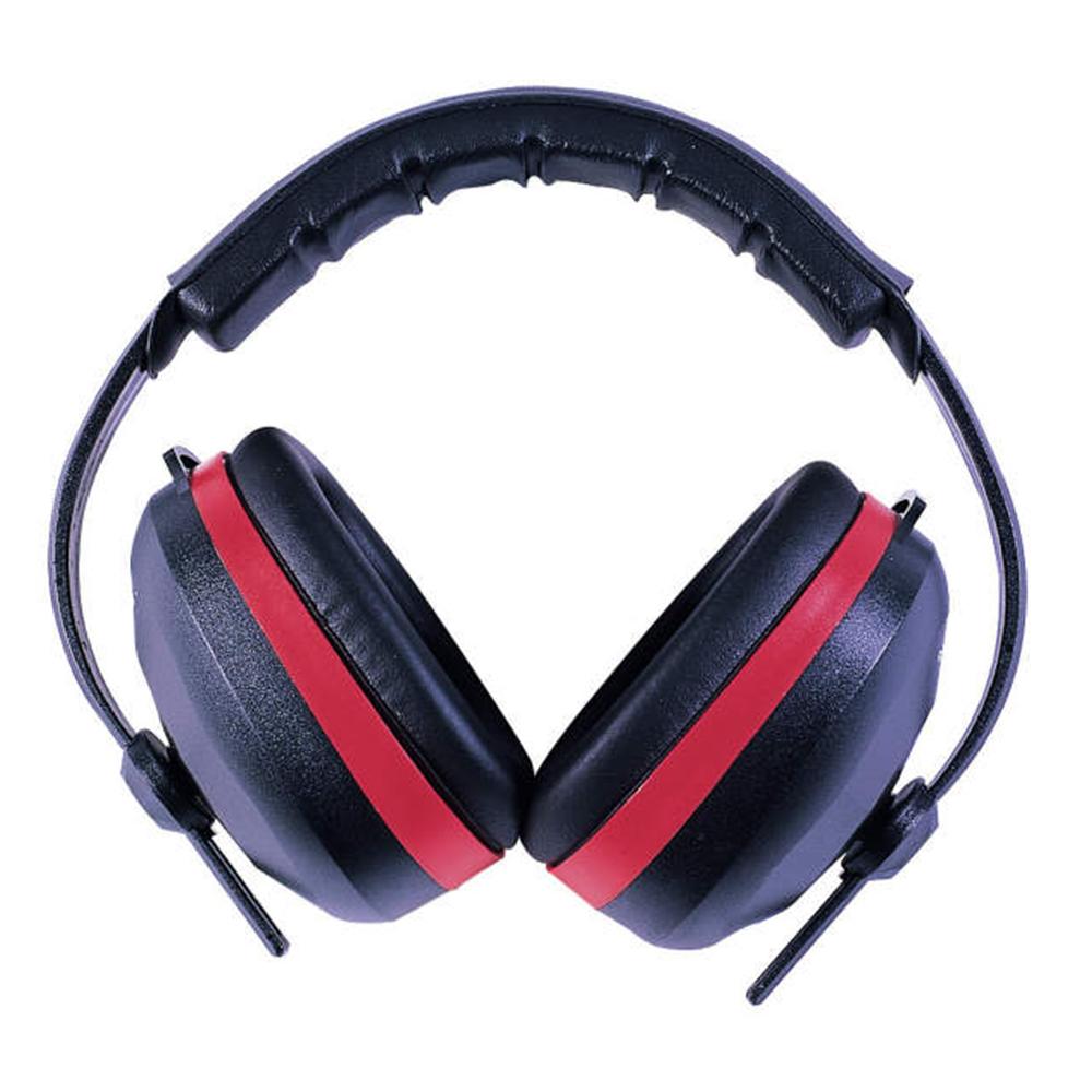 Radians Silencer Earmuff Black With Red Accent
