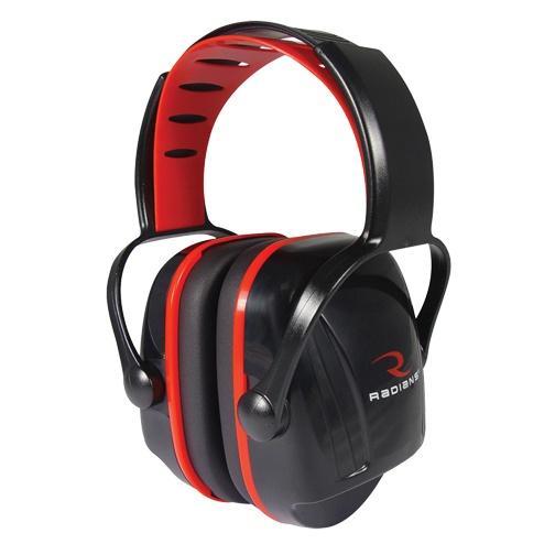 Radians X-caliber Youth Earmuff Black and Red