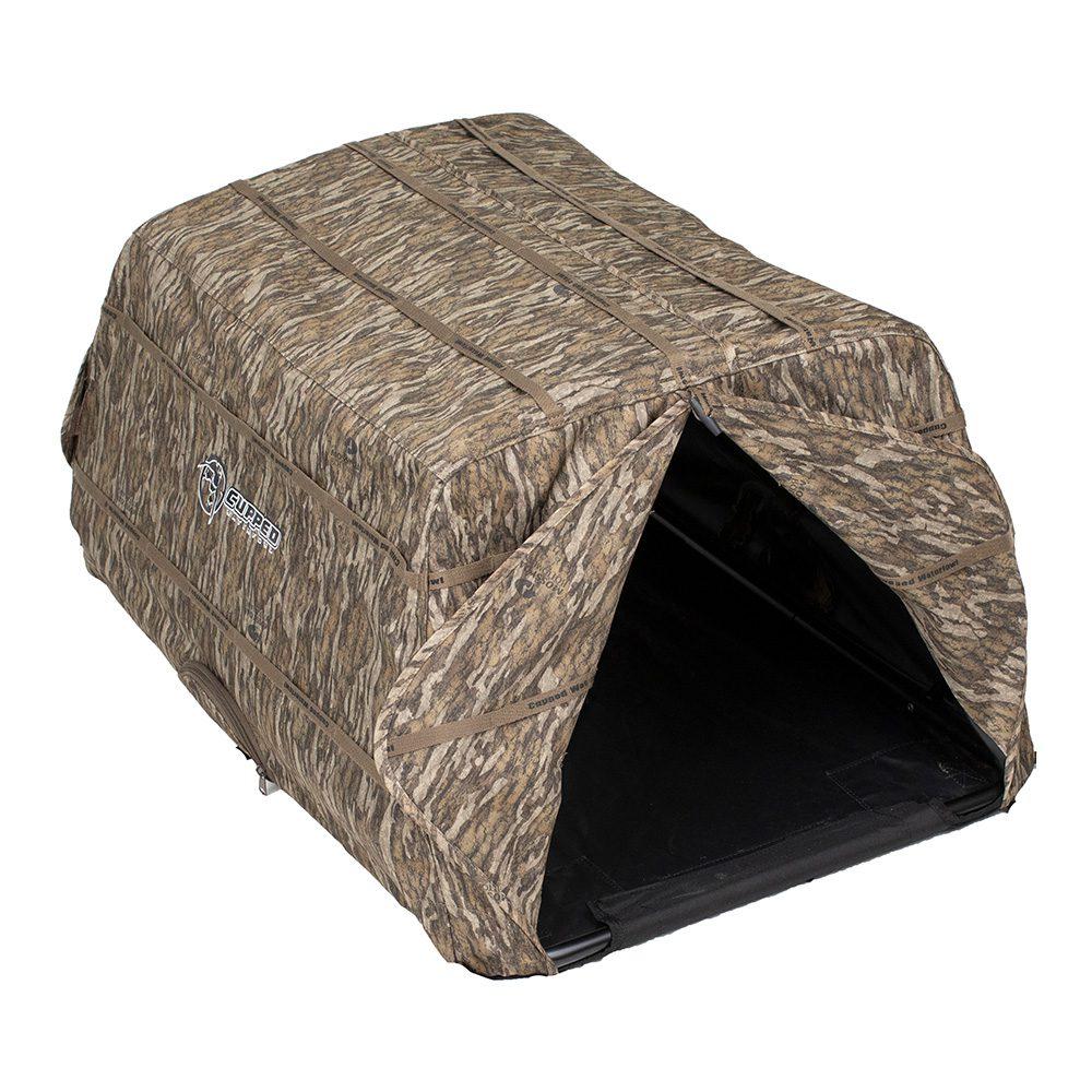 Cupped Dog Blind Mossy Oak Bottomland
