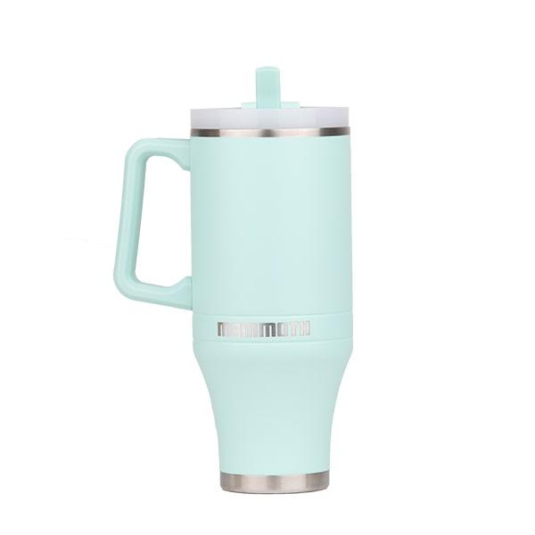 Mammoth Ascent 40 Oz Tumbler With Handle - Sea Foam