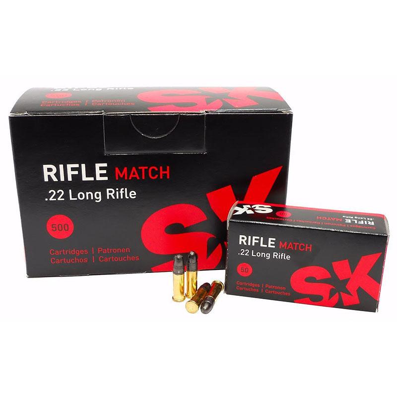 Sk .22 Lr Rifle Match 50 Round Ammo