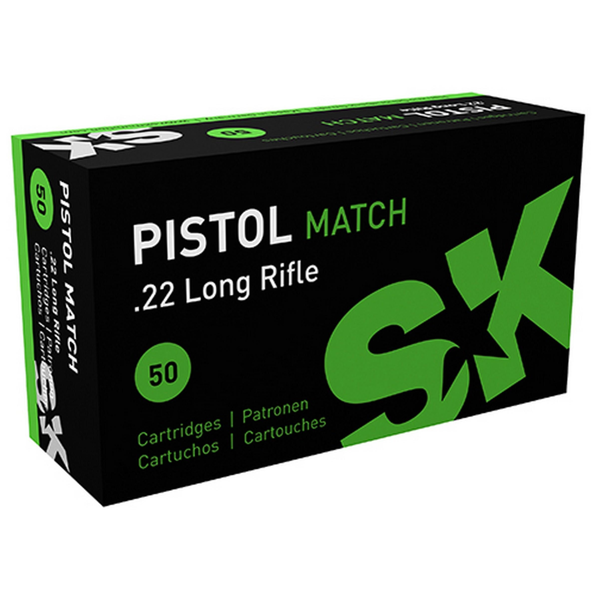 Sk .22 Lr Pistol Match 50 Round Ammo