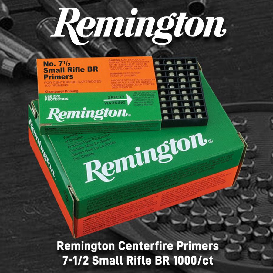 Remington 7-1/2 Small Rifle Primers 1000 Count - Image 5