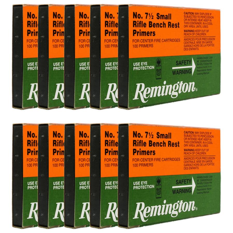 Remington 7-1/2 Small Rifle Primers 1000 Count - Image 6
