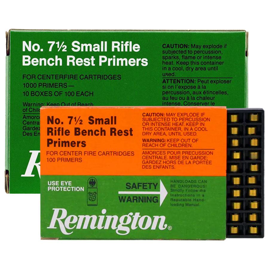 Remington 7-1/2 Small Rifle Primers 1000 Count