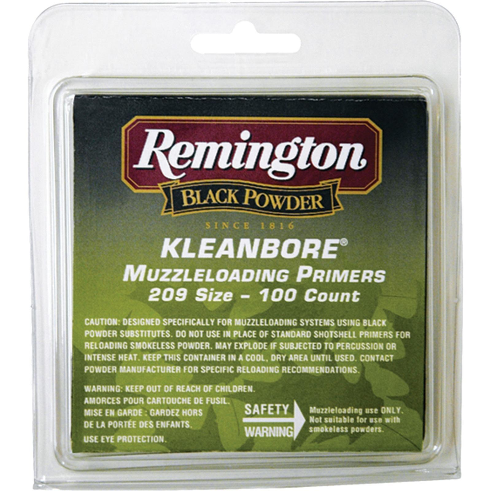 Remington Kleanbore Muzzleloading Primer 209 100/CT