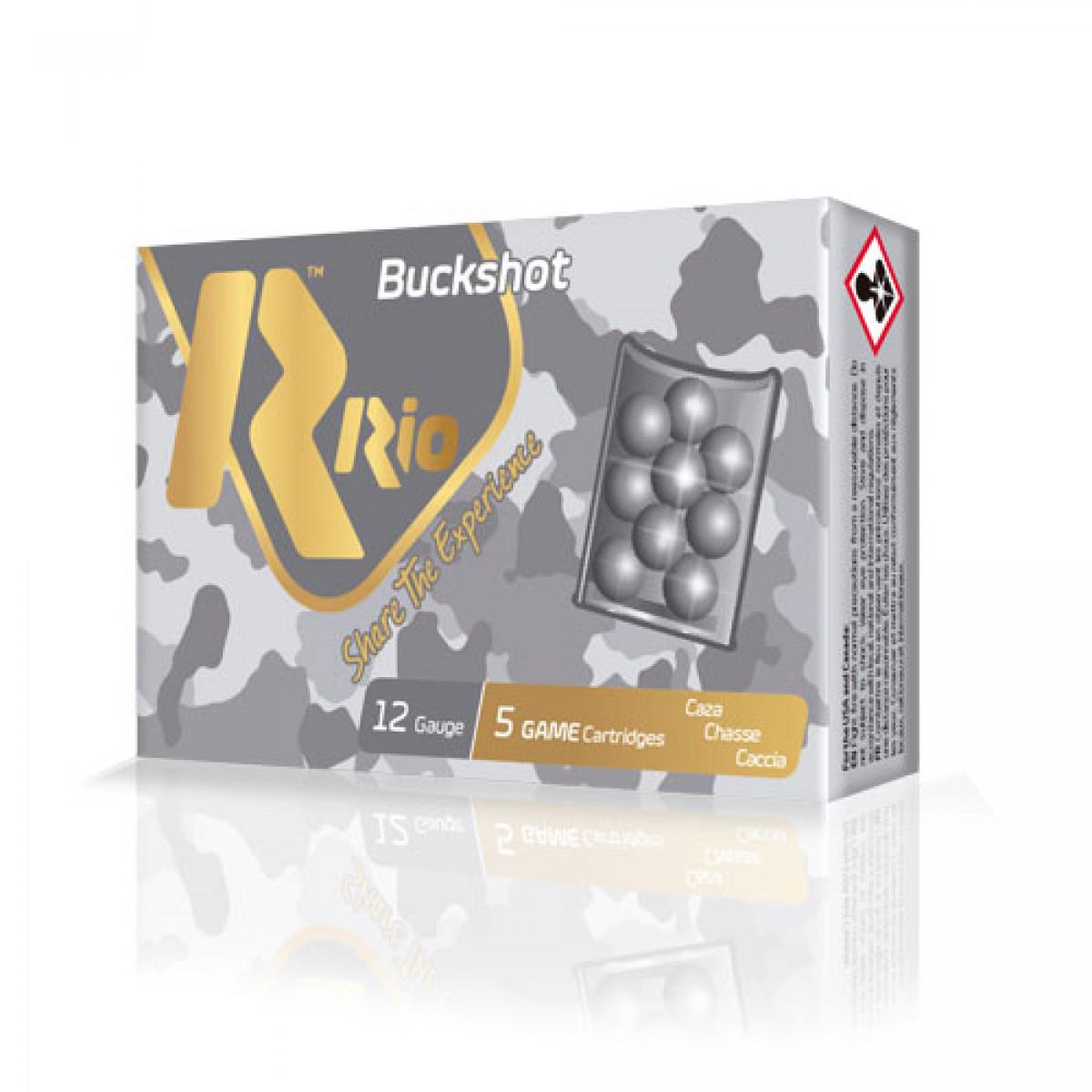 Rio 12GA Buckshot Royal 00 Buck 9-PELLET 2-3/4 5/BX