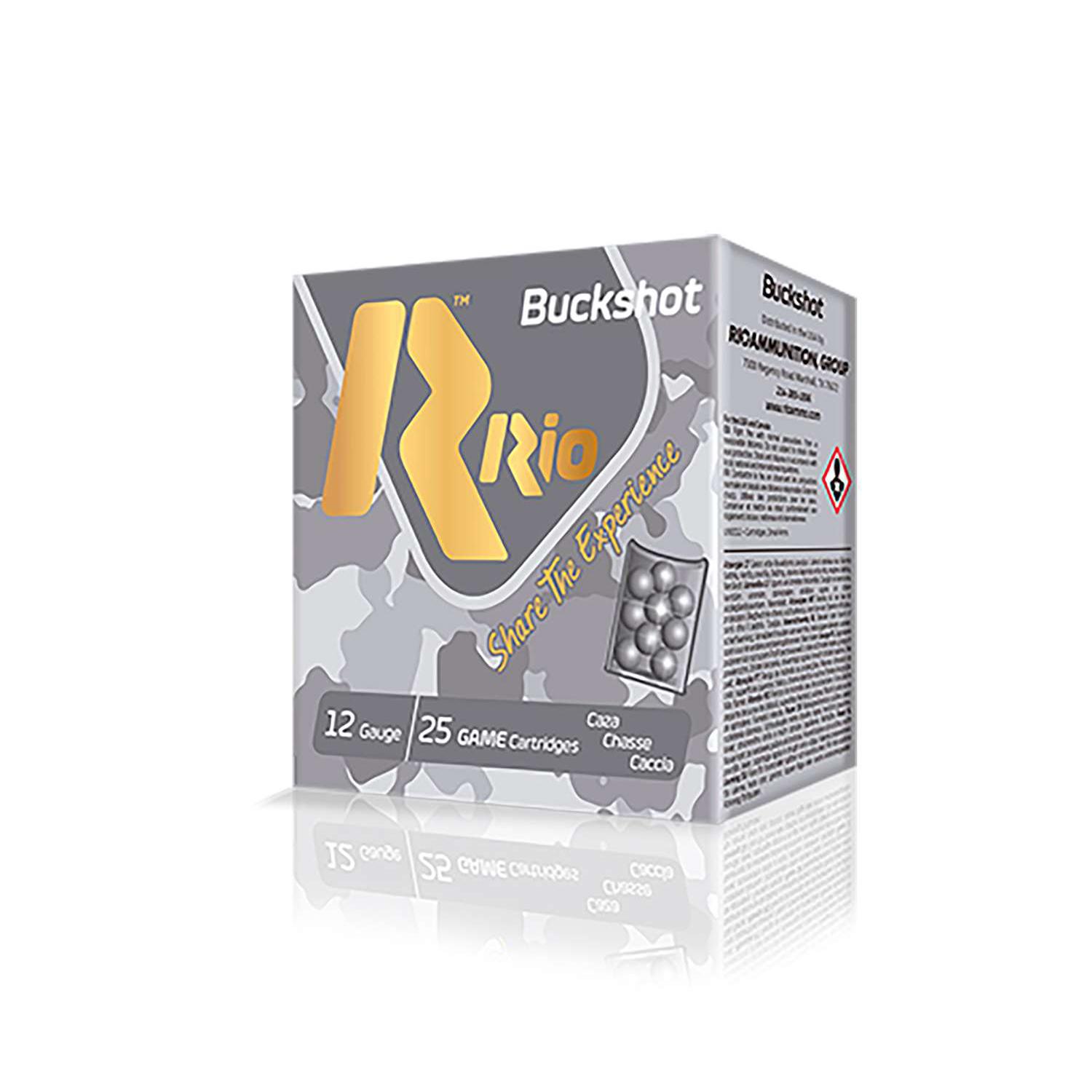 Rio Royal Buck Home Defense 12GA 2 3/4 1 Buck 9-PELLETS 25/RD