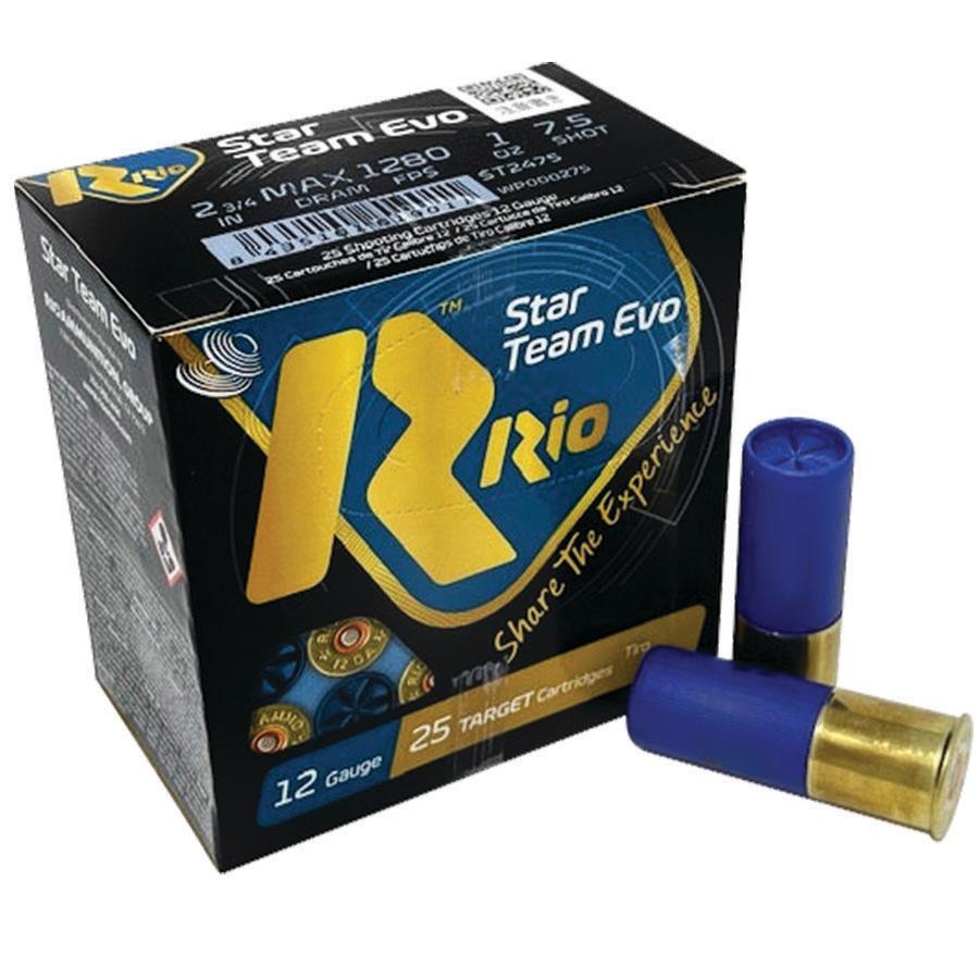 Rio Star Team Evo 12GA 2.75 1OZ 7.5 Shot 25 Per Box