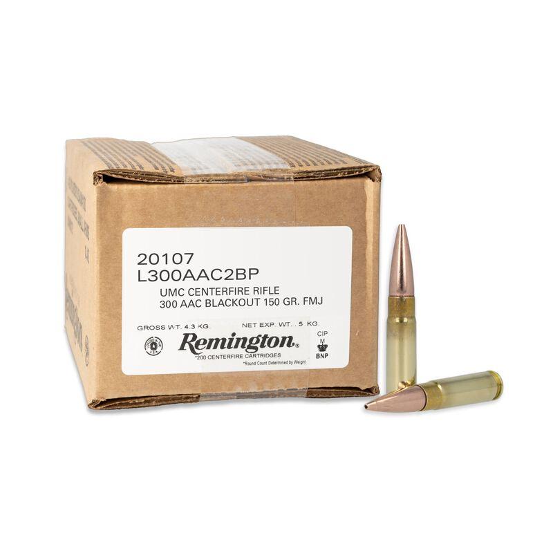 Remington Umc 300 Aac Blackout 150GR Fmj Ammo 200RD
