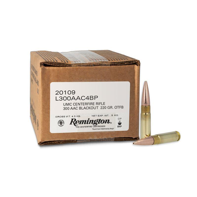 Remington Umc 300 Blackout 220GR Fmj Mega Pack 200 Rounds