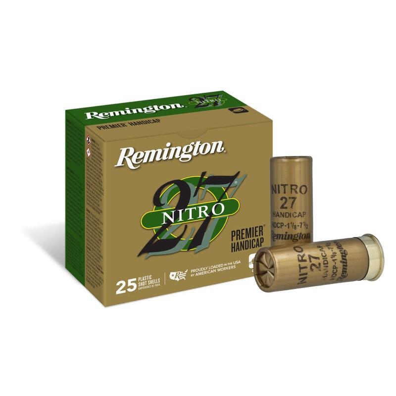 Remington Premier Nitro 27 Target 12GA 2-3/4 1OZ 7.5 Shot Ammo 25RD