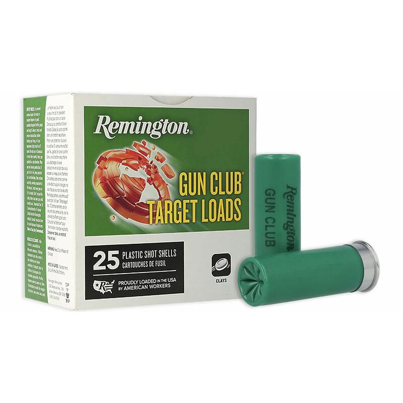 Remington Gun Club Target Load 12GA 2-3/4IN 1-1/8OZ 25RD