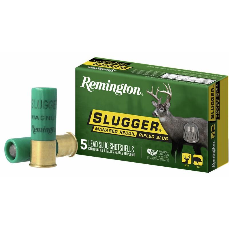 Remington Managed-recoil Slugger 12GA 2-3/4 1OZ 5RD