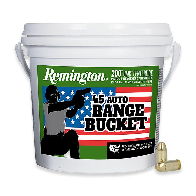 Remington Range Bucket Umc 45 Auto 230GR Fmj Ammo 200RD