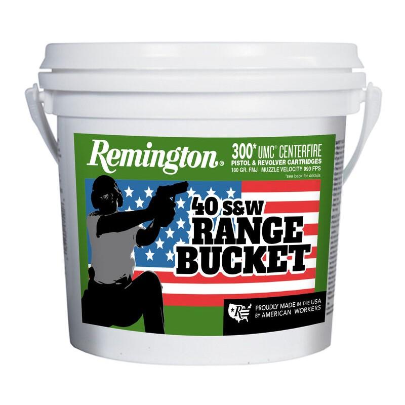 Remington Range Bucket Umc 40 S&w 180GR Fmj Ammo 300RD