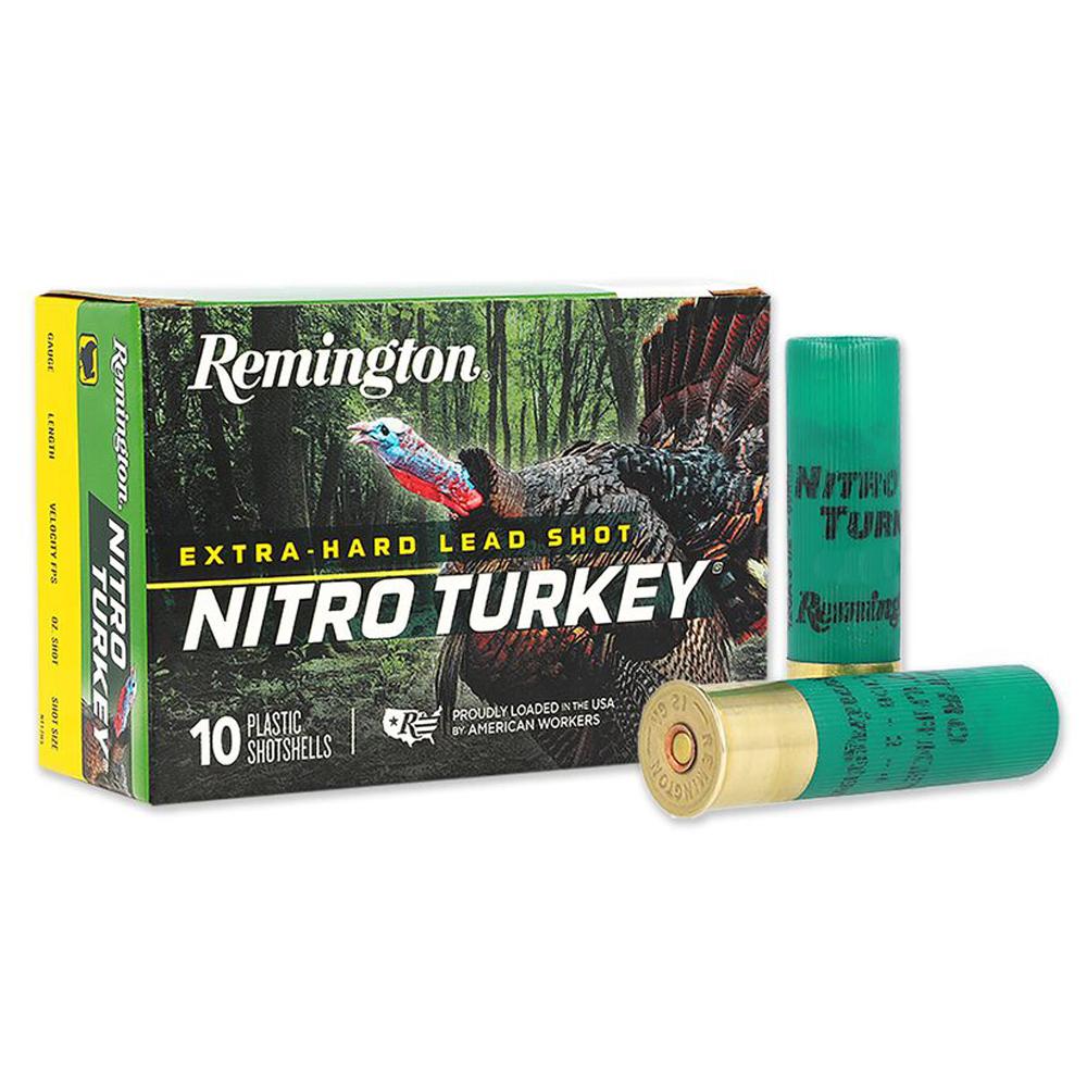 Remington Nitro Turkey Magnum Loads 12GA 2-3/4IN 1-1/2OZ 4 Shot 10RD
