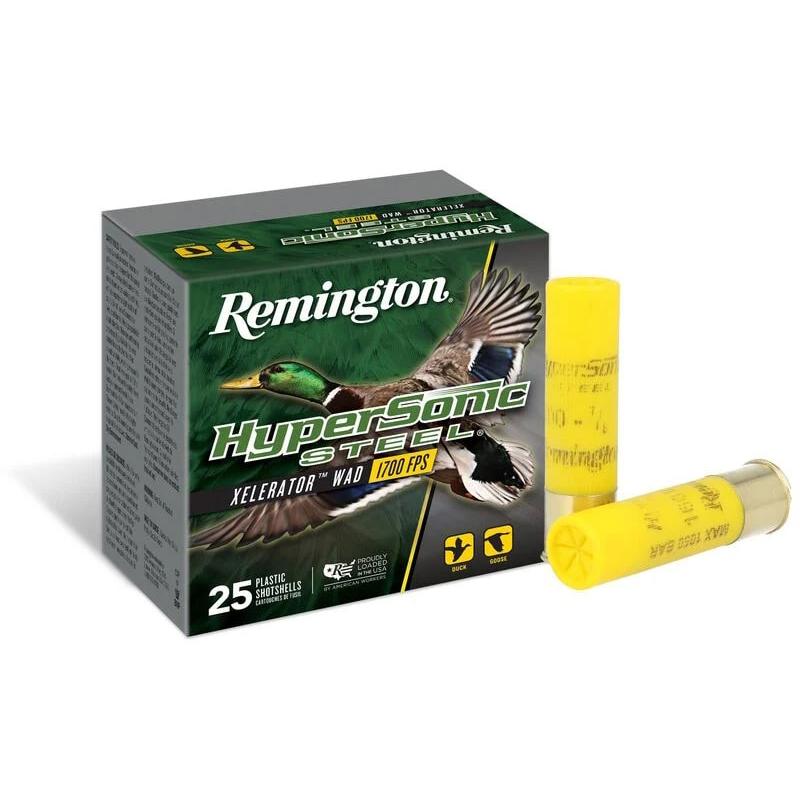 Remington Hypersonic Steel Loads 20GA 3IN 7/8OZ 4 Shot 25RD