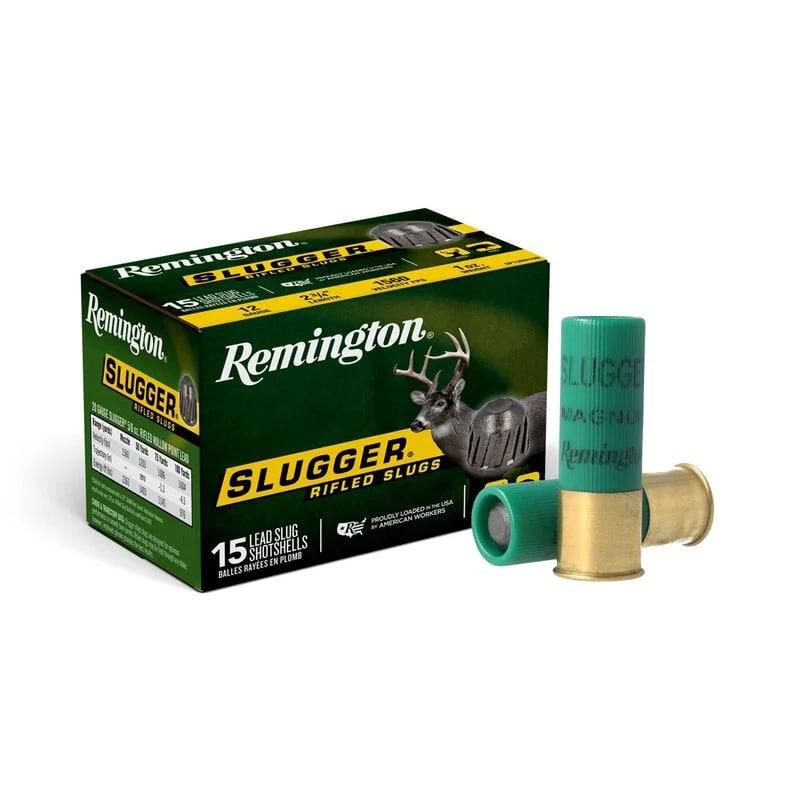 Remington Slugger 12GA 2.75 1OZ Rifled Slug 15RD