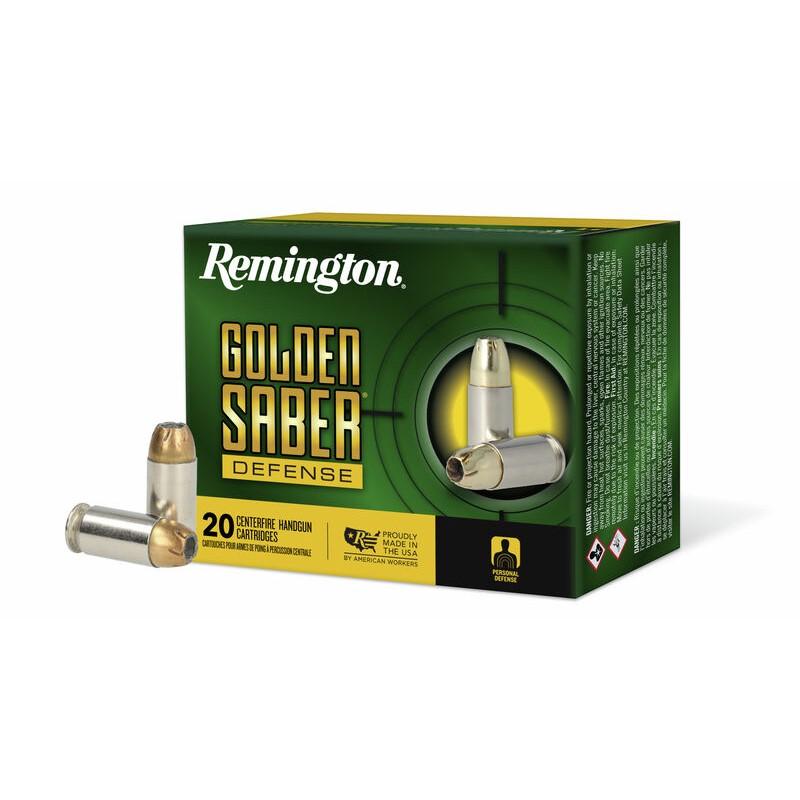 Remington Golden Saber Defense 45 Auto 185GR Bjhp 20RD
