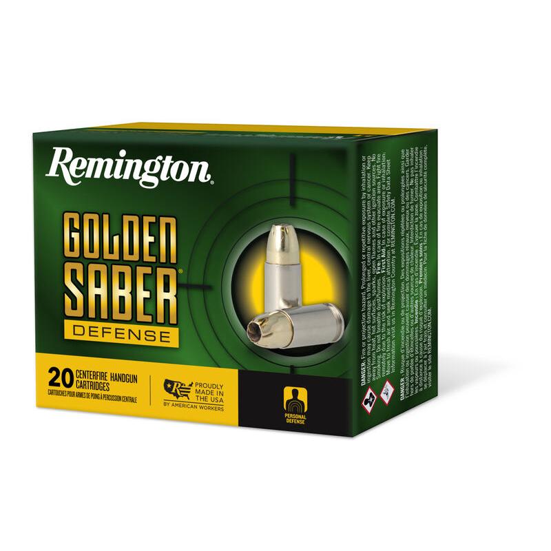 Remington Golden Saber Defense 45 Auto 230GR Bjhp 20 Rd