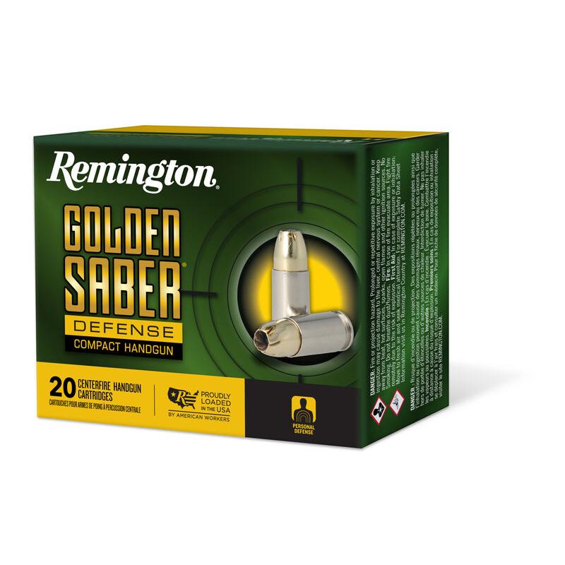 Remington Golden Saber Defense 40 S&w 180GR Bjhp Ammo 20/25