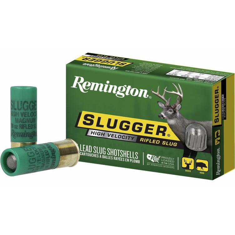 Remington Slugger High Velocity Rifled Slug 12GA 2-3/4IN 7/8OZ 5RD