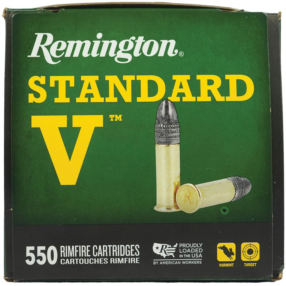 Remington 22LR 36GR Standard V Lead Round Nose 550 Count