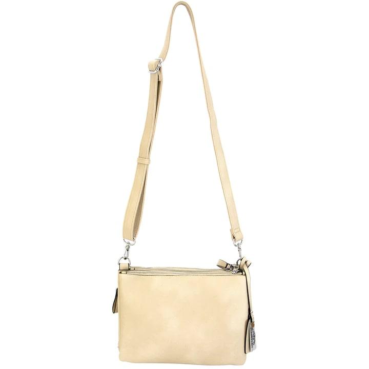 Cameleon Iris Taupe Crossbody Bag