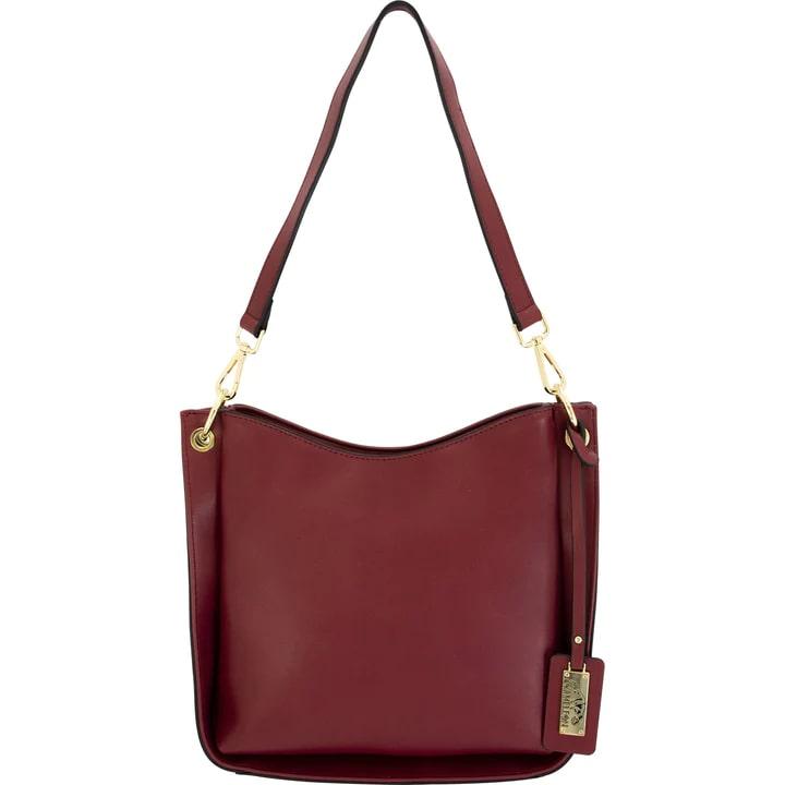 Technograin Emma Concealed Carry Purse Burgundy
