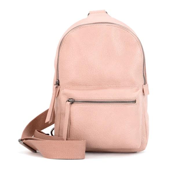 Skylar Blush Vegan Leather Sling Bag