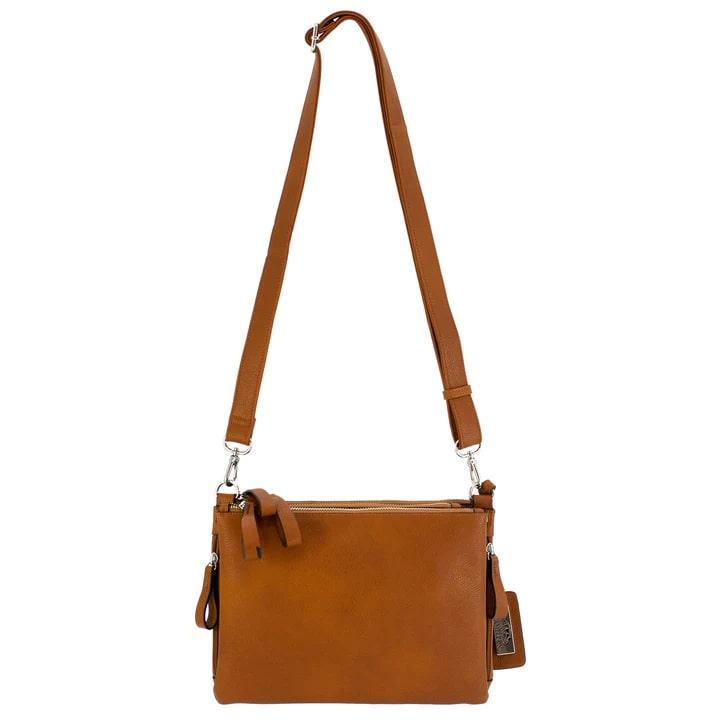 Cameleon Iris Brown Concealed Carry Crossbody Bag