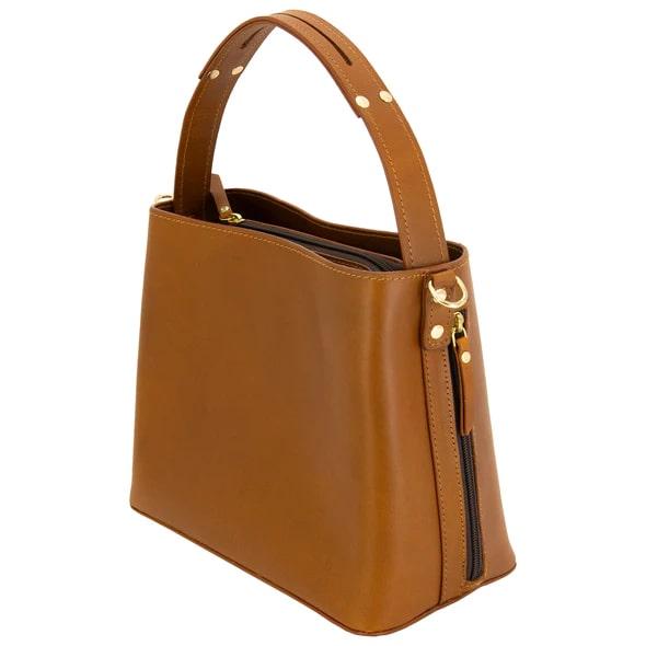 Rugged Rare S&w Bucket Tote Concealed Carry Purse Tan