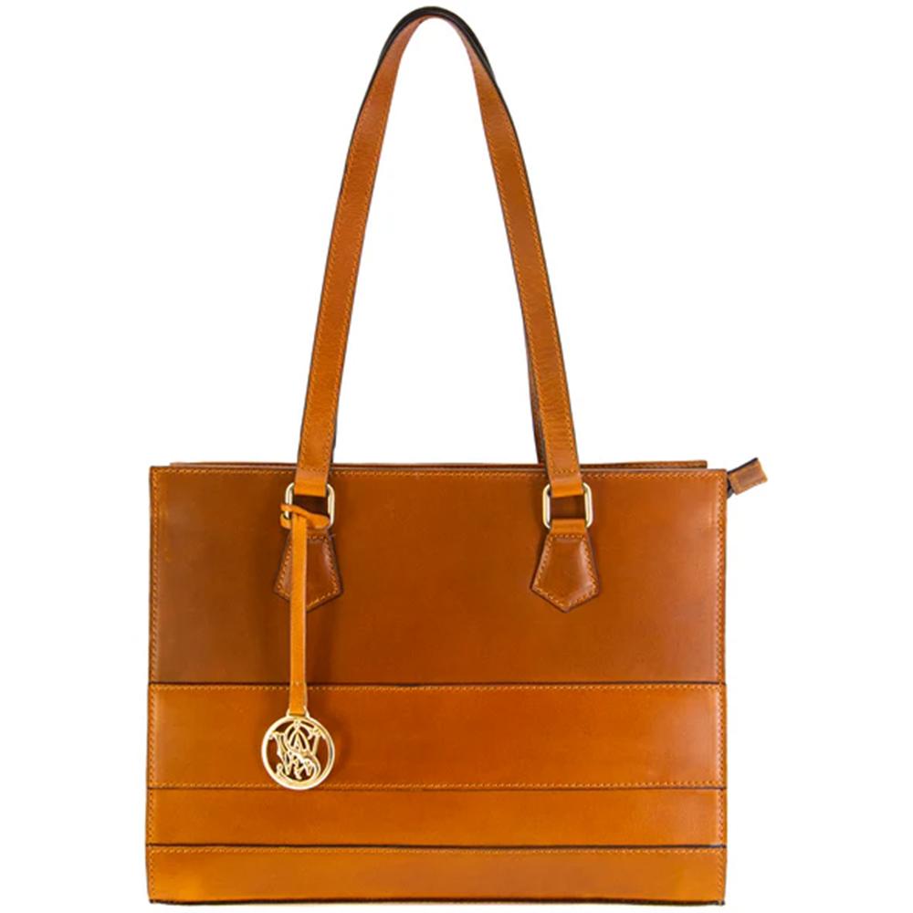 Rugger Rare S&w Structured Handbag - Tan
