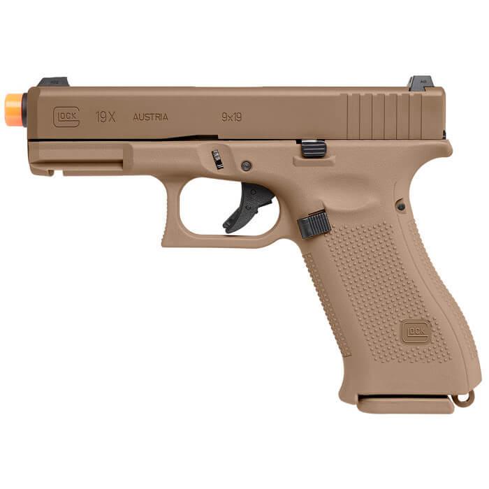 Umarex Glock 19X GEN5 6MM 23-ROUND Coyote Airsoft Pistol