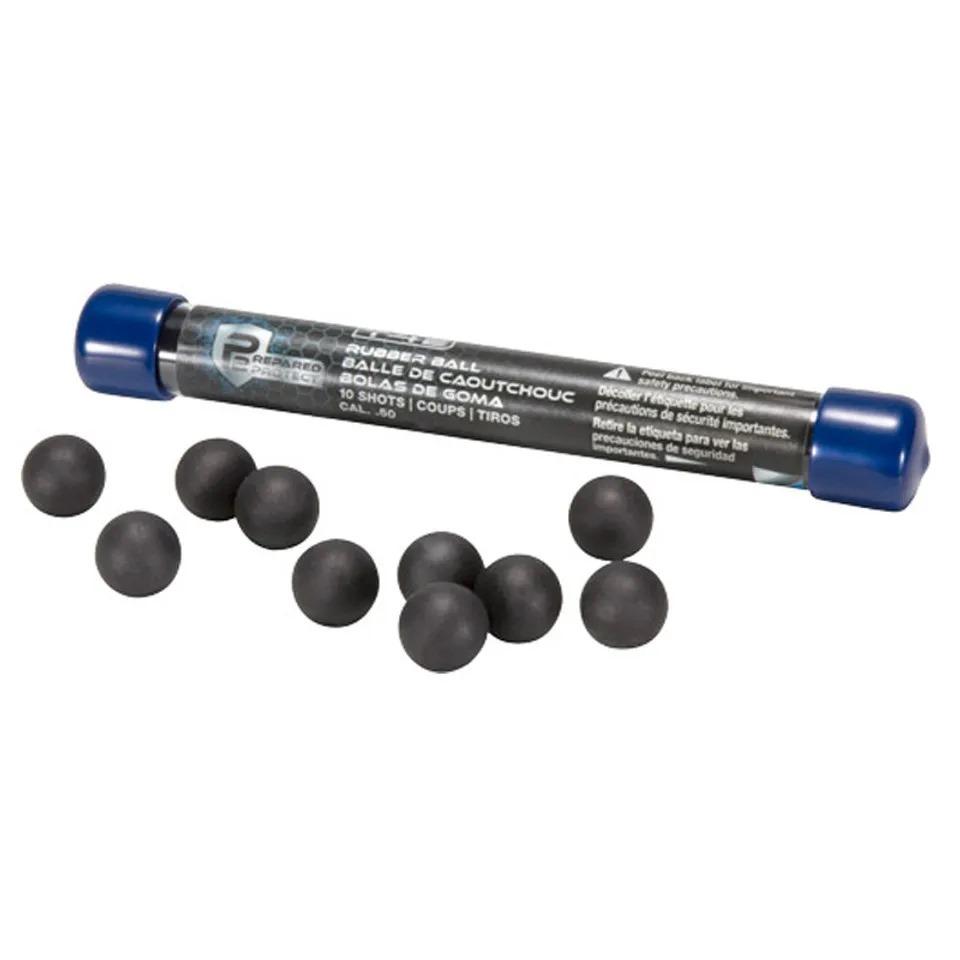Umarex P2P Rubber Balls - 20 Ct Tube - Black