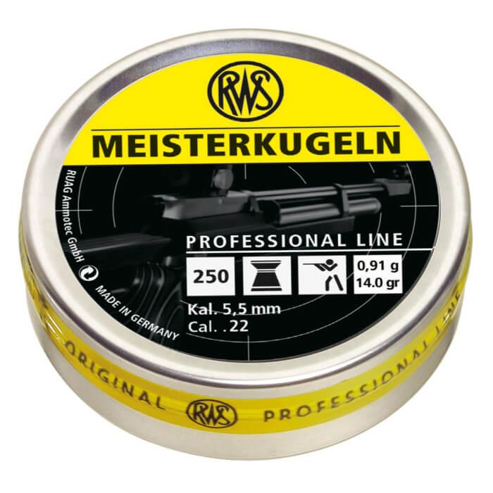 Rws Meisterkugeln .22 Caliber 14 Grains 250-PACK