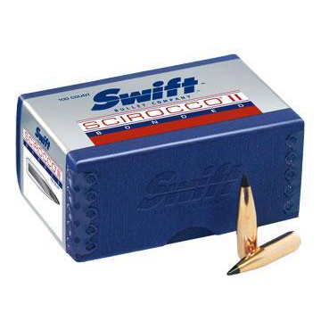 .270 Cal 277 Dia 130 Gr 100 Ct Swift Scirocco Ii Bullets