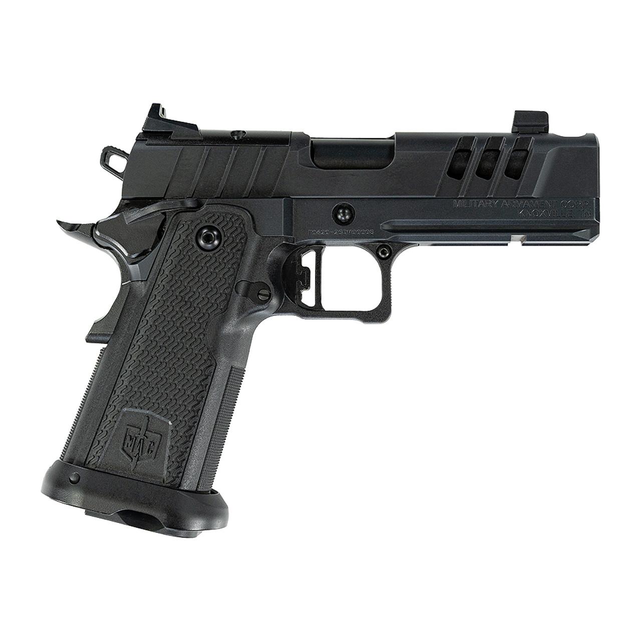 Military Arms Corporation Mac 9 9MM 17+1 Black Aos Compensated