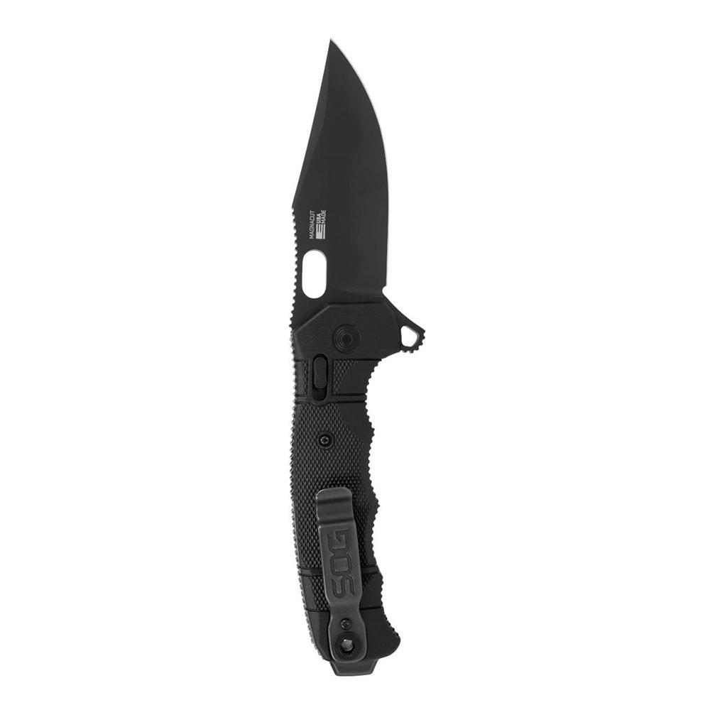 Sog Seal Xr L-ti Folding Knife 3.9 Blade Black