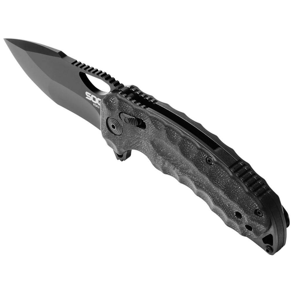 Sog Kiku Xr Black Folding Knife 3.03 Blade - Image 6