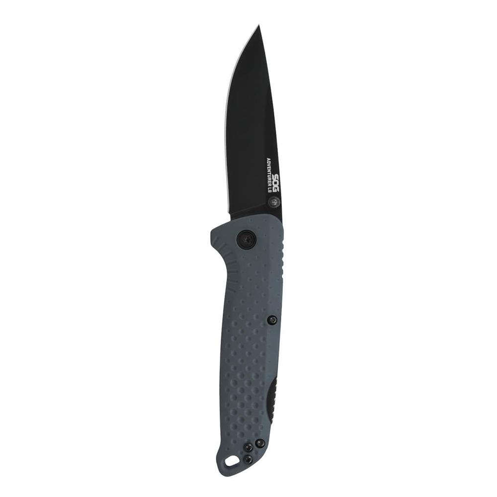Sog Adventurer Lb Folding Knife 3.5 Blade Gray + Black