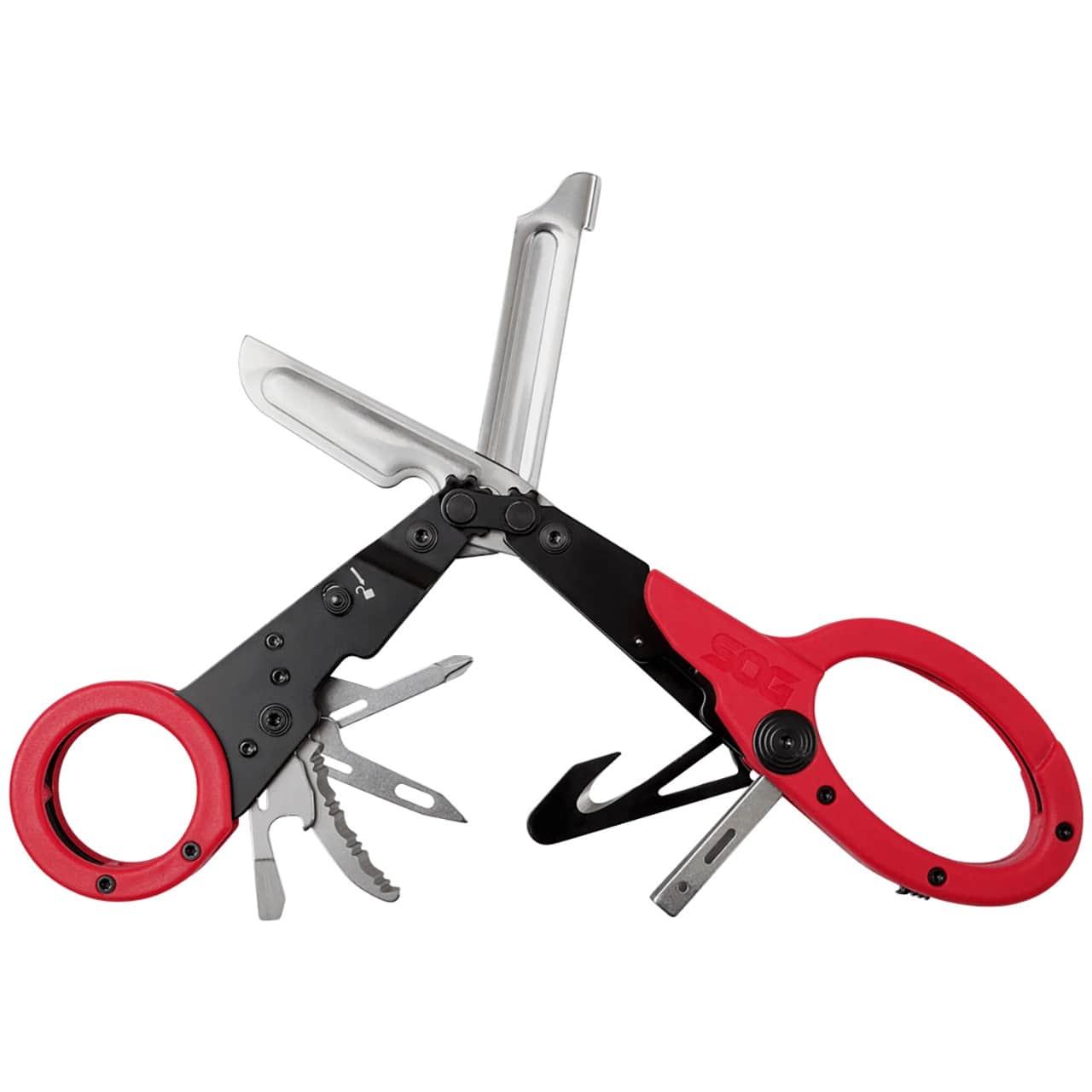 Sog Parashears Red Multi-tool With Nylon Sheath