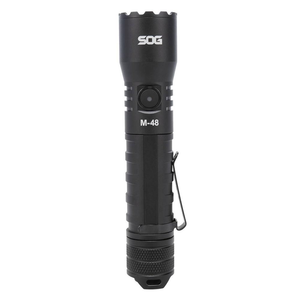 Sog M-48 Flashlight 2500L Usb-c Rechargeable Black