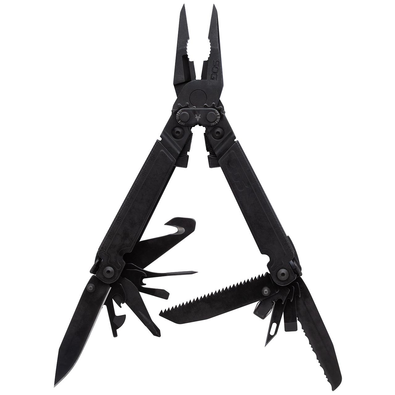 Sog Poweraccess Assist Black Multi-tool With Nylon Sheath