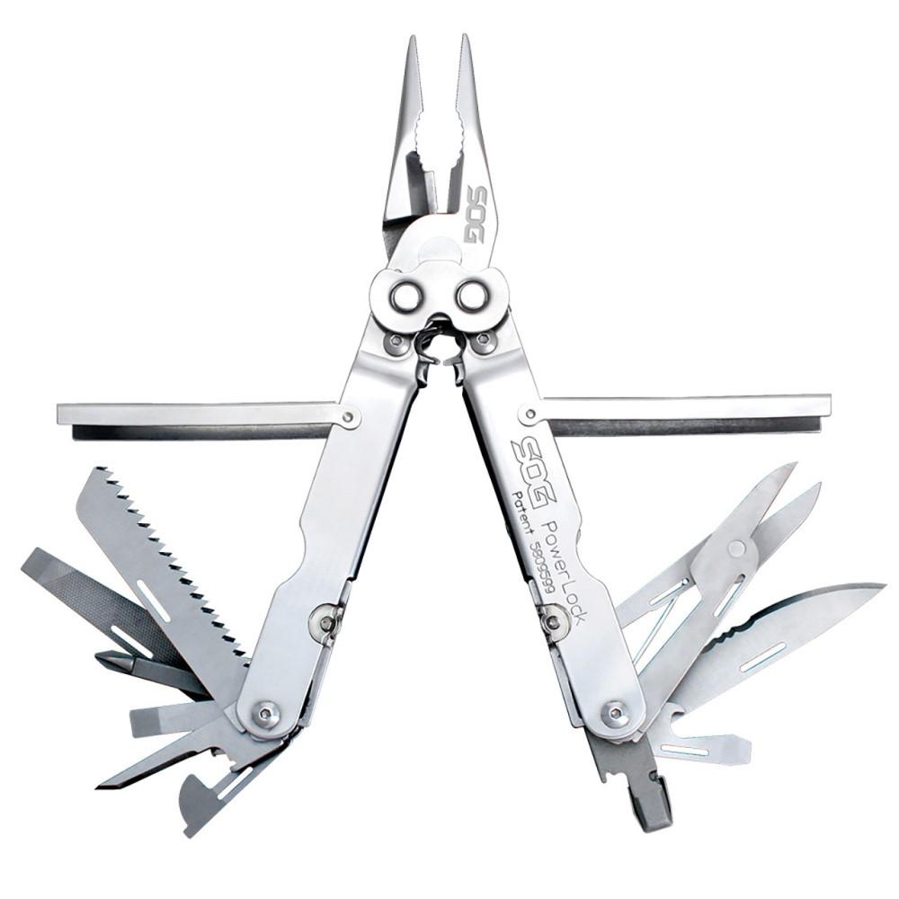 Sog Power Lock Multi Tool With Nylon Sheath - 18 Tools