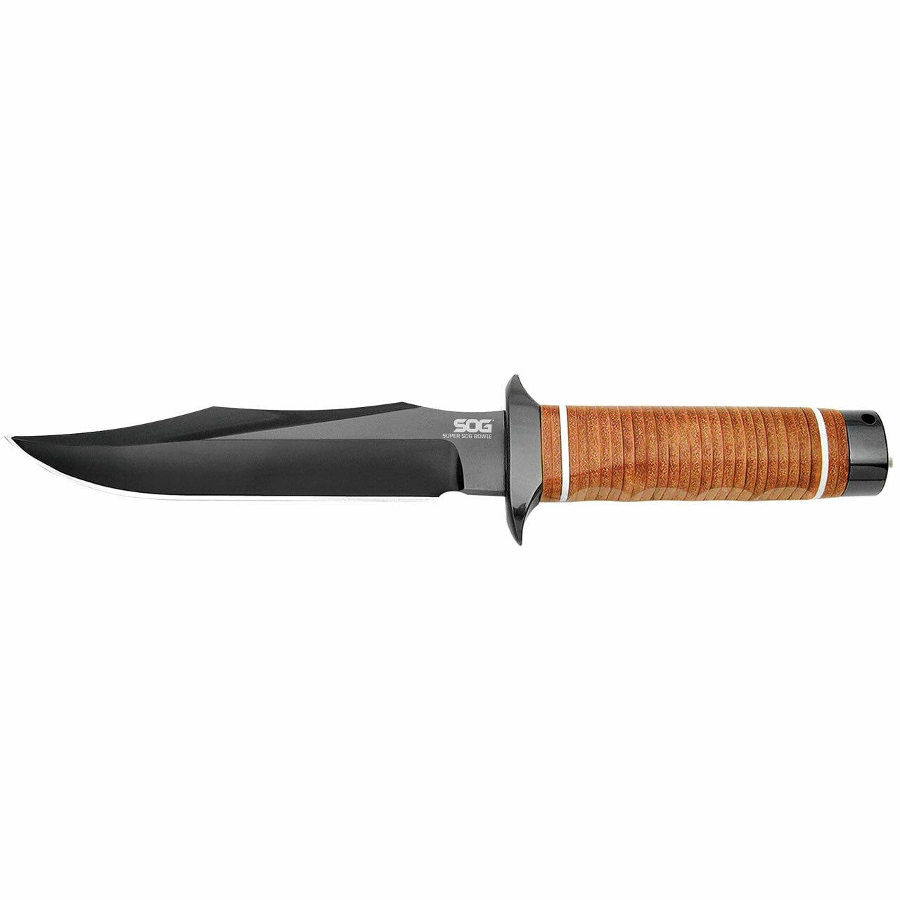 Sog SB1T-L Super Sog Bowie 7.5 Fixed Blade Knife